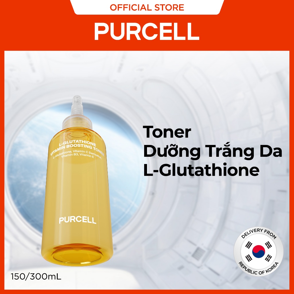 PURCELL] Toner Dưỡng Trắng Da L-Glutathione _ 150ml