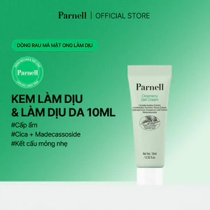 Kem gel phục hồi, cấp ẩm, dịu da nhạy cảm chiết xuất rau má, mật ong Parnell Cicamanu Gel Cream 10ml gimmick