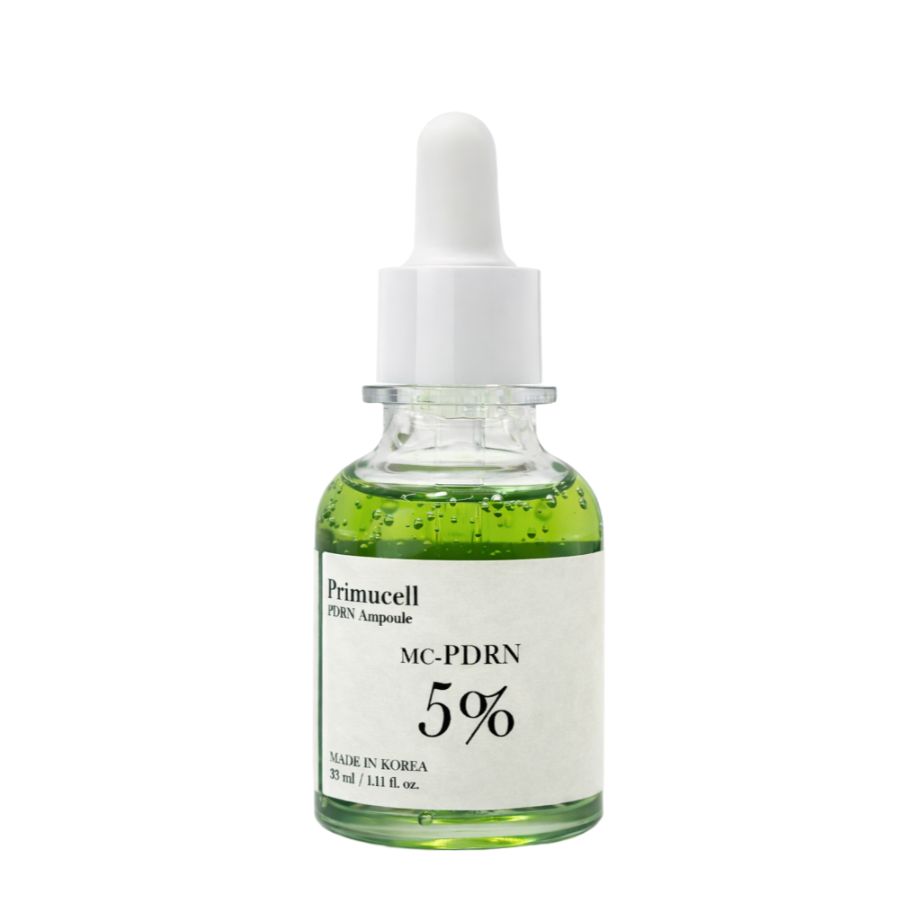[Primucell] Bộ sản phẩm gồm Nước hoa hồng MC-PDRN 1% 200ml + Tinh chất 5% 33ml | Bộ đôi dưỡng ẩm & làm săn chắc da và tạo vẻ rạng rỡ