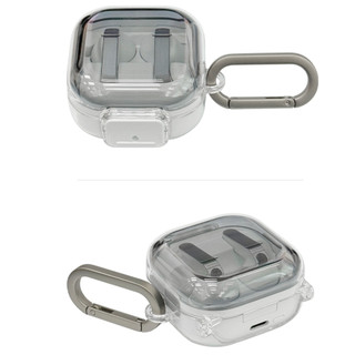 Samsung - ốp lưng kẹp trong suốt có carabiner cho galaxy buds 4 / 4 pro