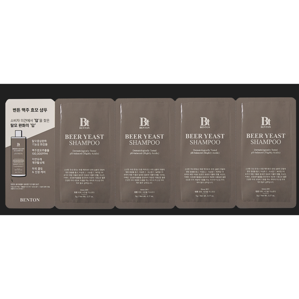 [QUÀ TẶNG] 4 gói - Dầu Gội Benton Chiết Xuất Men Bia