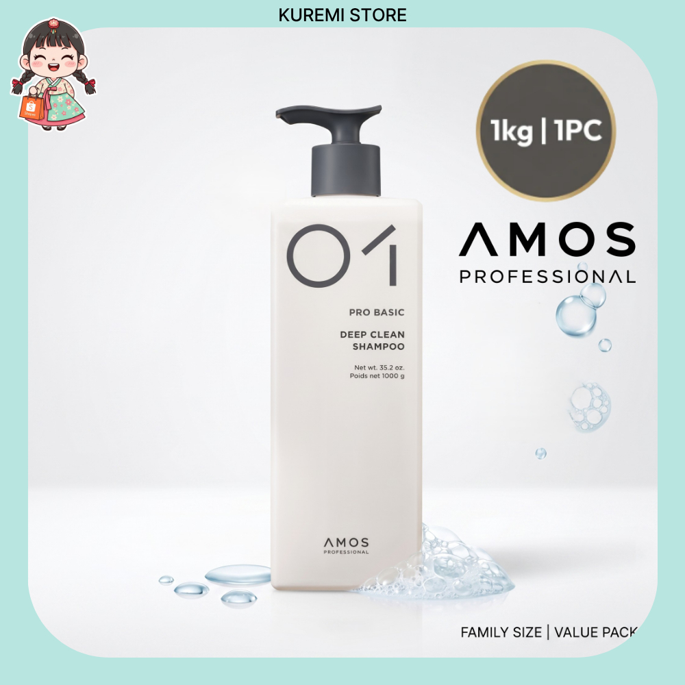 Dầu gội làm sạch sâu chuyên nghiệp Amos 1000ml