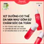 Xịt lột toàn thân bằng gốm AHA Omija 145ml, Phức hợp 5 miếng (AHA, BHA, PHA, LHA), Da thủy tinh mịn, K-Beauty Body Scaling cho da thô và Ốp lưng