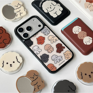 Mill and Moi - ốp lưng nam châm bóng màu đen tương thích với iphone 17 16 15 series