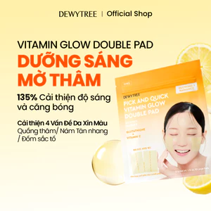 Pad Dưỡng Sáng Mờ Thâm Pick and Quick Double Pad 10 Miếng