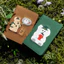 Vỏ hộ chiếu nam châm Dino taeng Marsh Town 2Type / Quokka & BOBOBO