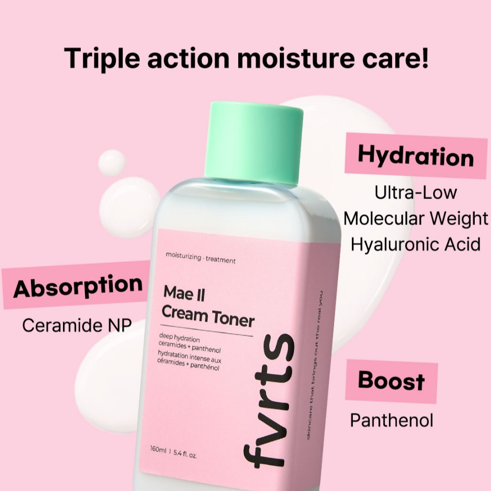 [fvrts] Mực kem Ceramide Barrier | Mực dưỡng ẩm cho da nhạy cảm (160ml)