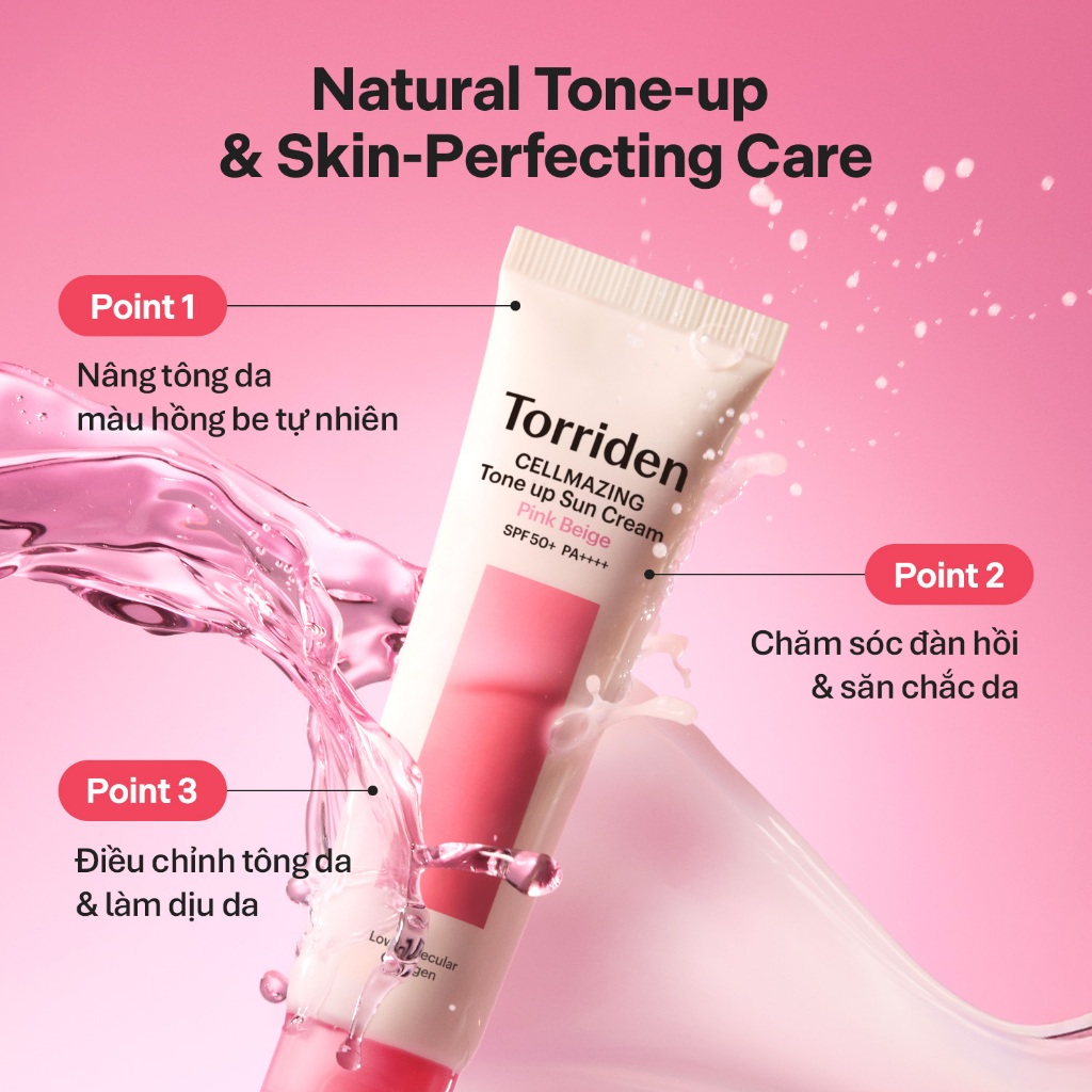 [Torriden Chính hãng] Kem chống nắng nâng tông rạng rỡ CELLMAZING, 60ml, Sunscreen