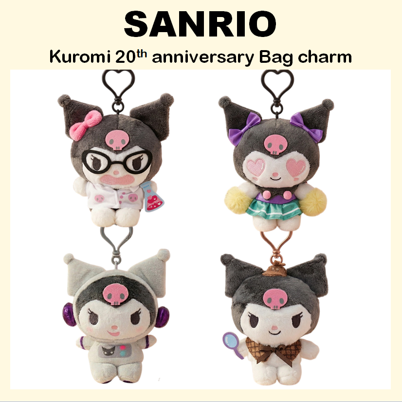 [SANRIO] Túi kỷ niệm 20 năm Kuromi quyến rũ 13cm (Cổ vũ / Thám tử / Khoa học / Không gian)