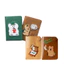 Vỏ hộ chiếu nam châm Dino taeng Marsh Town 2Type / Quokka & BOBOBO