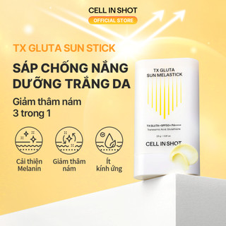 [CELL IN SHOT] Sáp chống nắng TX Gluta Sun Melastick 23g SPF50+ PA++++ mờ thâm nám, dưỡng sáng da (Tranexamic Acid + Glutathione)
