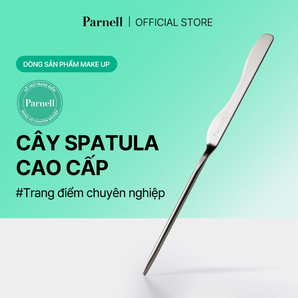 [Parnell Chính hãng] Cây Spatula trang điểm cao cấp dễ dàng sử dụng trong make up Parnell Make Up Spatula
