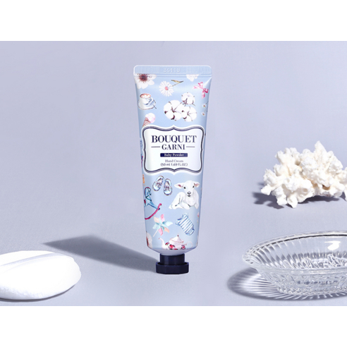 [Bouquet Garni] Kem Dưỡng Da Tay Nước Hoa (50ml) - Baby Powder | Dưỡng Ẩm & Lưu Hương Lâu