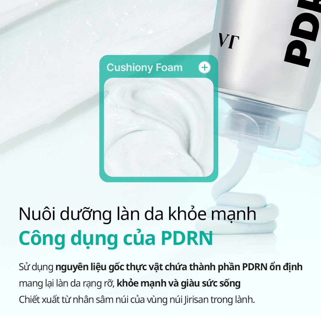 [VT] Sữa rửa mặt PDRN thực vật phục hồi hàng rào da 200ml – Cân bằng pH [Official Mall]
