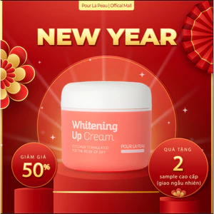 POUR LA PEAU Whitening Up Cream 50ml – Kem nâng tông, dưỡng ẩm Niacinamide + HA