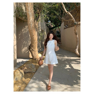 𝙒𝙊 𝘿𝙍𝙀𝙎𝙎 - Đầm Linen Phom A Có Túi