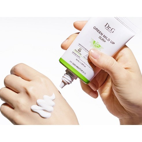 [Dr.G] Green Mild Up Sun + SPF50 + (50ml + 10ml) | Kem chống nắng thể chất nhẹ cho da nhạy cảm