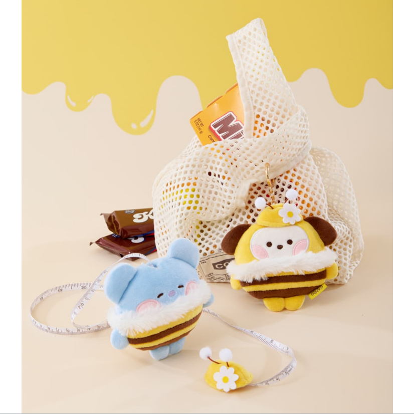 [LINE FRIENDS] Túi đo băng ong mật BT21 quyến rũ (Koya / RJ / Shooky / Mang / Chimmy / Tata / Cooky)