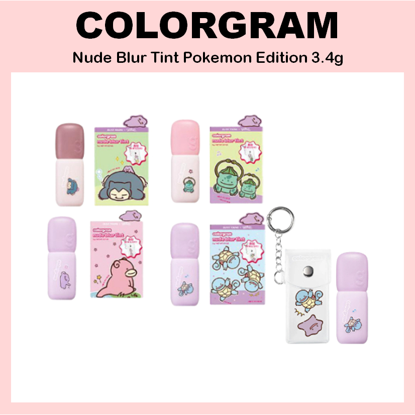 [COLORGRAM] Nude Blur Tint Pokemon Edition 3.4g