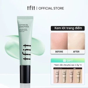 Kem Lót Xanh Cotton Veil Makeup Base 01 Pure Green 30ml