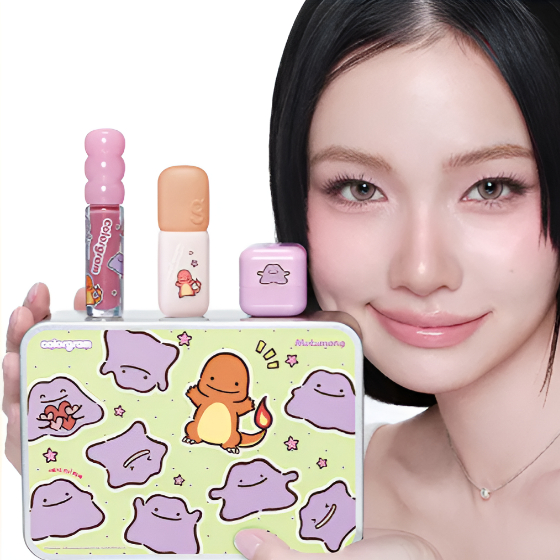 [POKEMON] Bộ Nudy Blur Tint – Phiên bản Pokemon (Ditto) Colorgram Pokemon