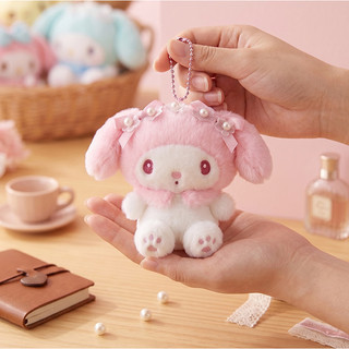 [SANRIO] Túi tông màu hồng quyến rũ 8cm (Kitty / Mymelody / Kuromi / Cinnamoroll / Pompompurin / Hangyodon