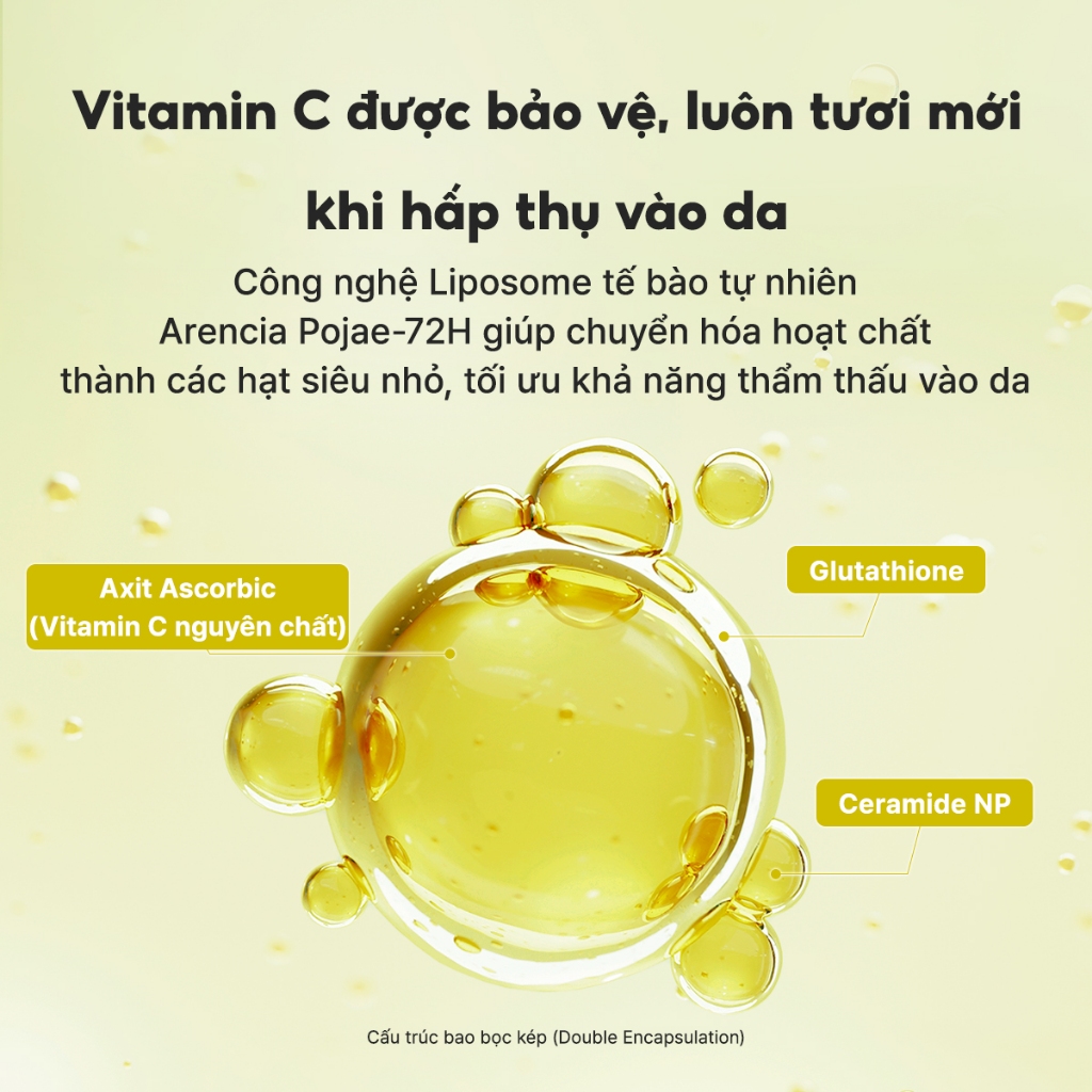 [Arencia] Tinh chất Vitamin C Glutathione Skin Booster Shot 95ml