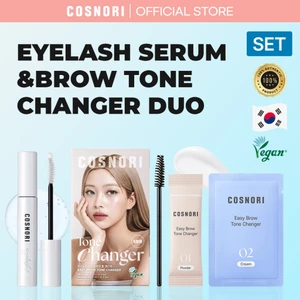 Easy Brow Tone Changer + Serum lông mi hoạt động dài