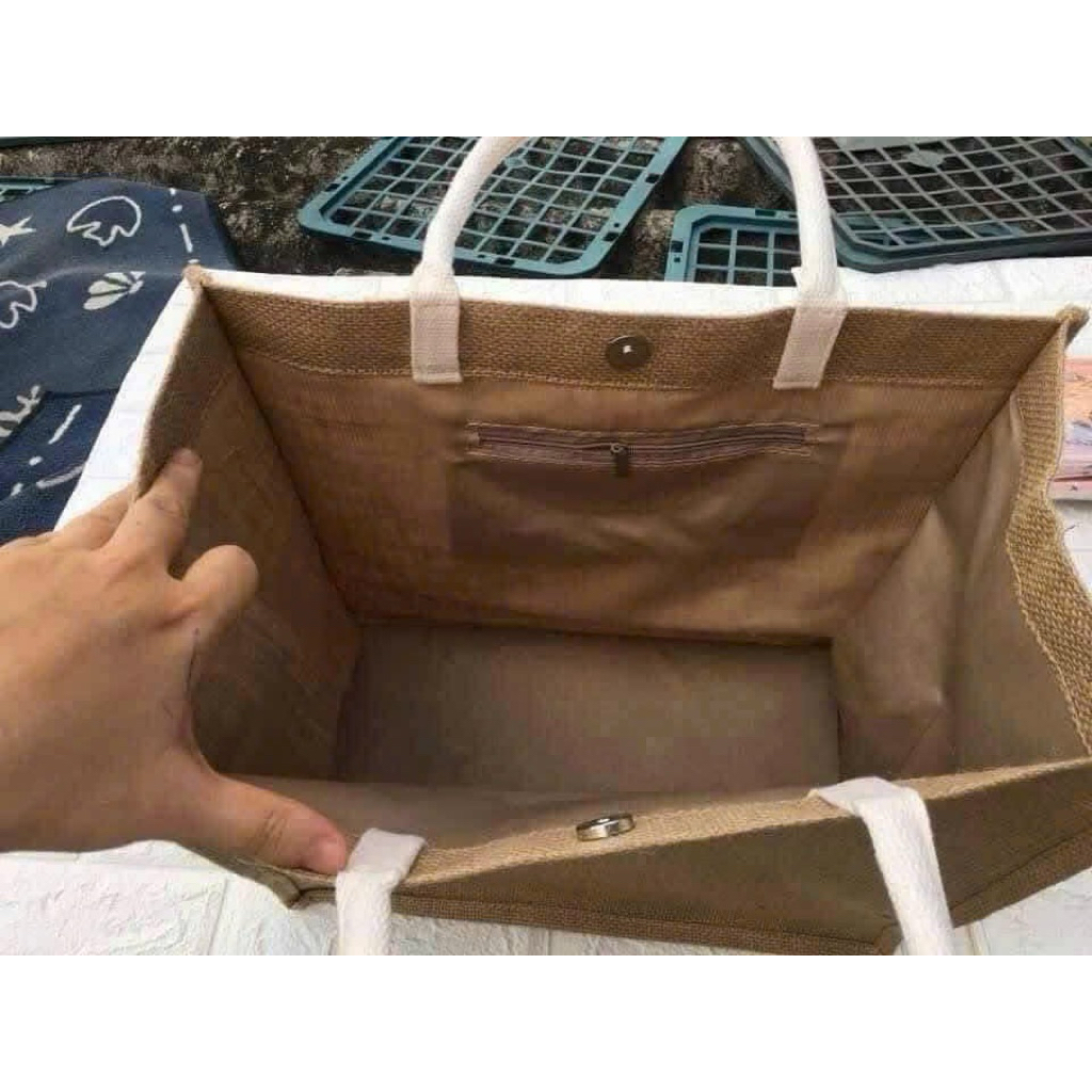 Túi Tote Merci Thời Trang Size Lớn – Hot Trend Đi Học, Đi Làm, Đi Biển