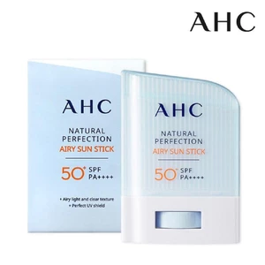 AHC Natural Perfection Airy Sun Stick SPF 50 + PA + + + + Que chống nắng di động Nhẹ chống dính Chống tia cực tím Hàn Quốc