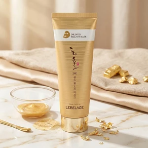 LEBELAGE Mặt nạ lột vàng 24K 150ml Mặt nạ làm sạch sâu Chăm sóc da Mặt nạ rạng rỡ