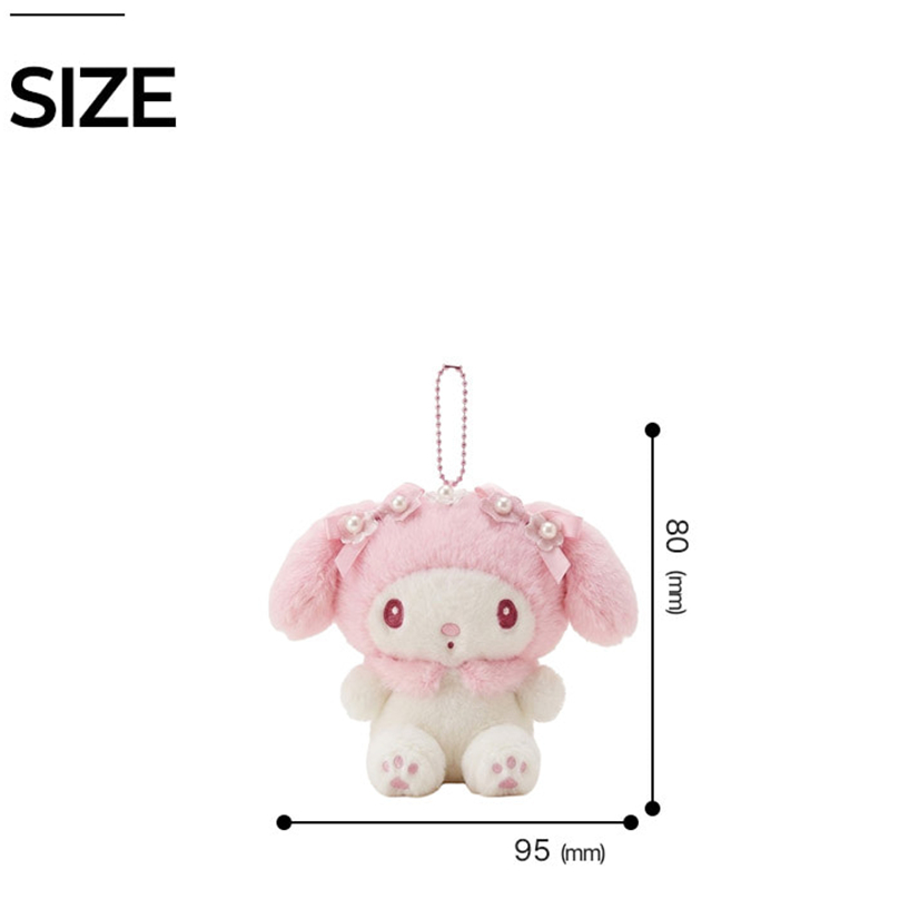 [SANRIO] Túi tông màu hồng quyến rũ 8cm (Kitty / Mymelody / Kuromi / Cinnamoroll / Pompompurin / Hangyodon / Pochacco / Chococat)