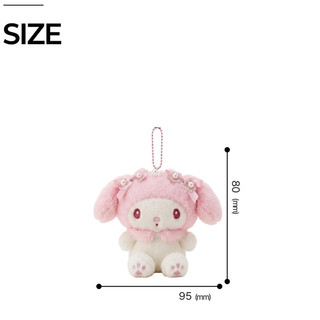 [SANRIO] Túi tông màu hồng quyến rũ 8cm (Kitty / Mymelody / Kuromi / Cinnamoroll / Pompompurin / Hangyodon