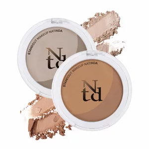 NATINDA Art in Muse Silhouette Shading Powder 10g Trang điểm đường viền tự nhiên Mặt điêu khắc Matte Finish