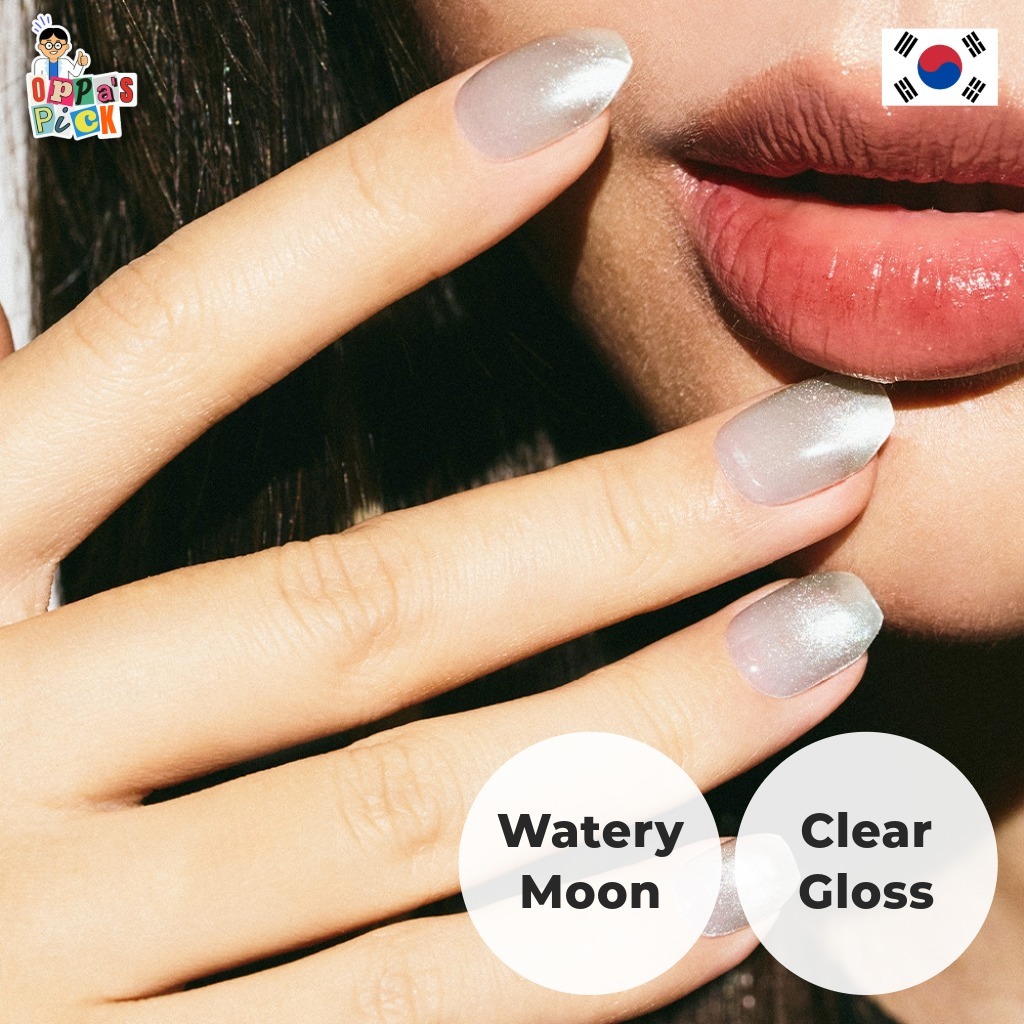 [Ohora] Bộ Móng Tay Gel Bán Biến Tính Semi-Cured Nail Set 30p - N Watery Moon