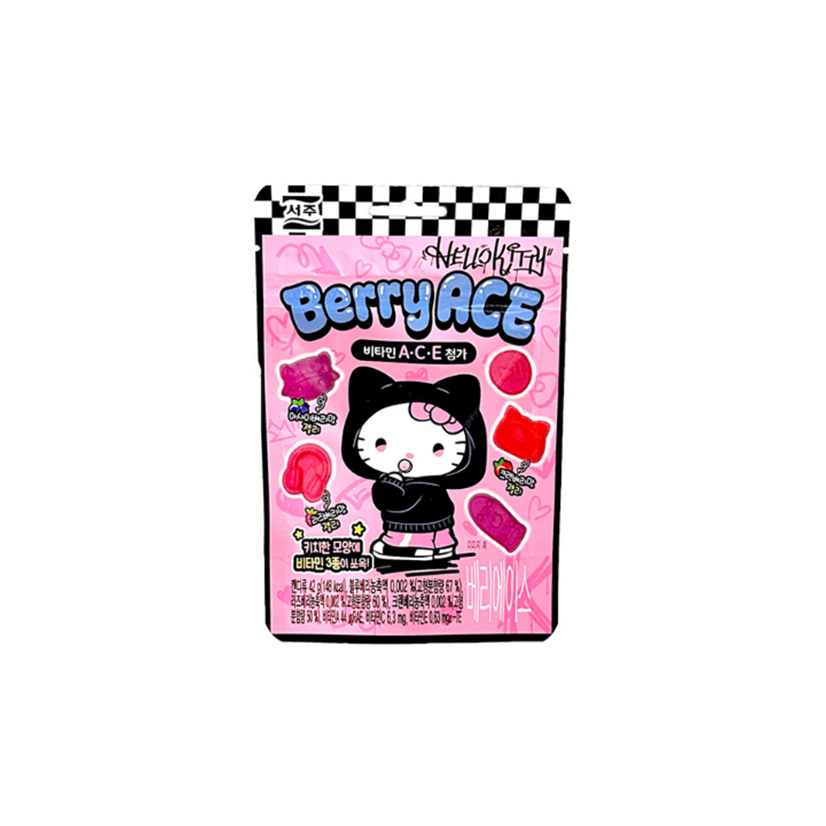 [SEOJU] Thạch trái cây Sanrio Hello Kitty 42g (Apple / Berry)