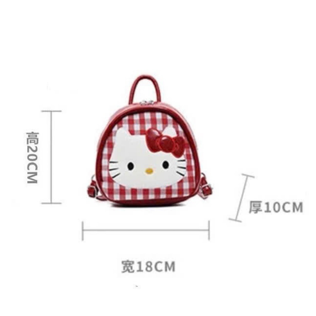 Ba Lô Hello Kitty Mini Cho Bé Gái Và Mẹ | Túi Đeo Lưng Hoạt Hình Dễ Thương Phong Cách Hàn Quốc