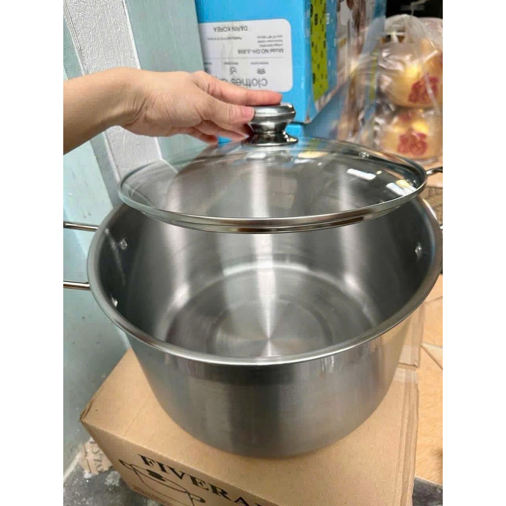 Nồi Luộc Gà Inox 304 Fiveramic Coôk Size 30cm – Siêu To, Siêu Tiện