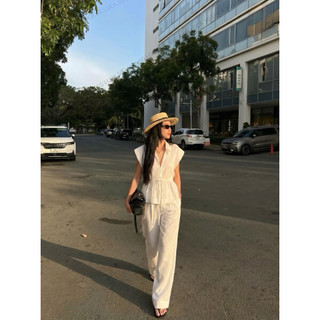 𝙔𝙀𝙉 𝙏𝙊𝙋 - Áo Linen Tay Hến