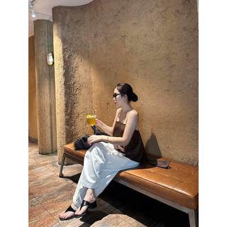 𝙈𝙄 𝙏𝙊𝙋 - Áo 2 Dây Lụa Tô Châu