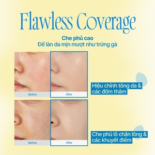 [fwee] Cushion Egg fit cover — 5 Màu (13g)