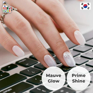 Móng Tay Gel Cao Cấp Ohora N Liz 30 Miếng | Màu Mauve Sang Trọng & Glitter
