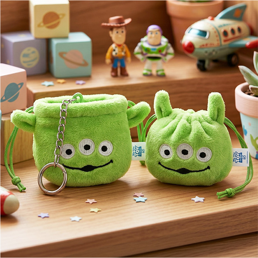 [DISNEY] Túi dây rút mini Toystory (Alien / Forky / Hamm / Lilypad / Slinky Dog)