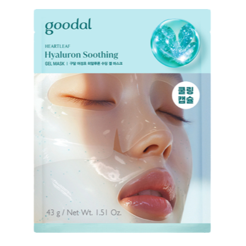 Goodal Mặt nạ Gel 1ea, 5ea (Heartleaf Soothing, Green quýt Vita-C)