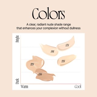 [fwee] All-Day Cover Black Cushion (5 Colors)
