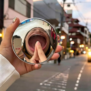 Gương tròn lồi selfie mini góc rộng 360 độ, gương lồi check in chụp ảnh du lịch quay vlog