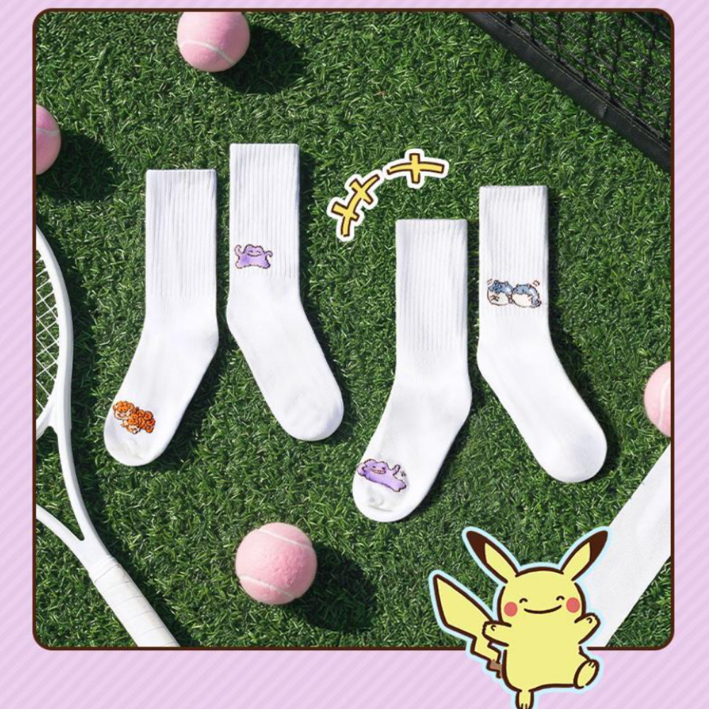 [Paul Frenz] Tất ngẫu nhiên phiên bản Pokemon 2 cái / hộp + 1 nhãn dán bìa thẻ