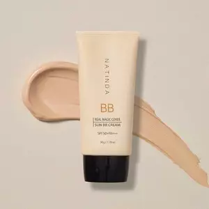 NATINDA Real Magic Cover Sun BB Cream SPF50 + PA + + + 50g Đế Trang Điểm Bảo Vệ Tự Nhiên Tone Up BB Cream