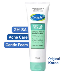 Sữa rửa mặt tạo bọt 2% Salicylic Acid BHA Gentle Clear Điều Hỗ trợ giảm mụn trứng cá | Sữa rửa mặt nhạy cảm Hàn Quốc