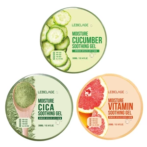 LEBELAGE Moisture Ampoule Soothing Gel 300ml Dưỡng ẩm CICA Cucumber Vitamin Care